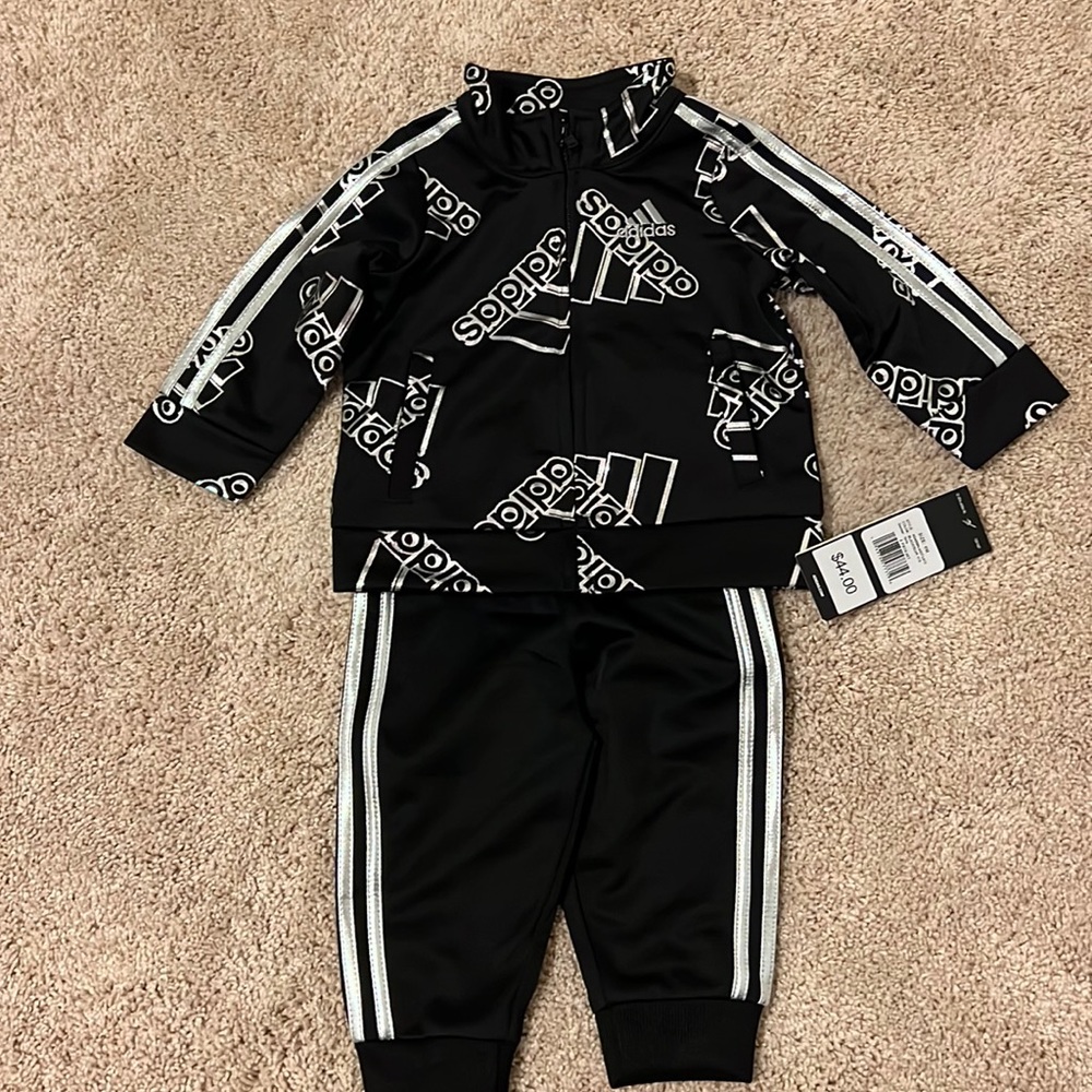 NWT baby adidas jogging suit